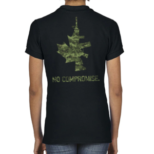 T-Shirt “No Compromise” Camo Pour Femme