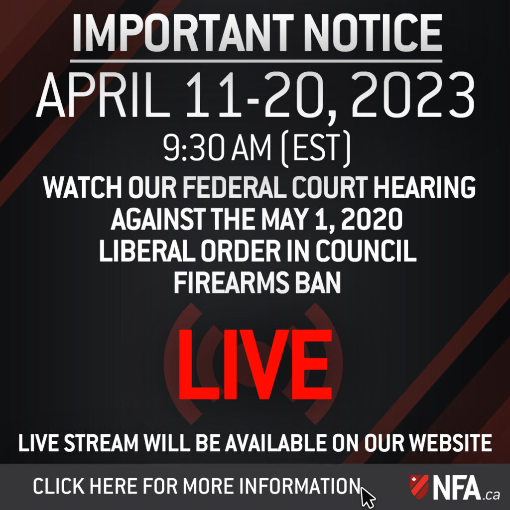 IMPORTANT NOTICE: April 11th, 2023 - Our Federal Court Hearing Begins. Canada's NFA Cassandra Parker v. the Attorney General of Canada,...