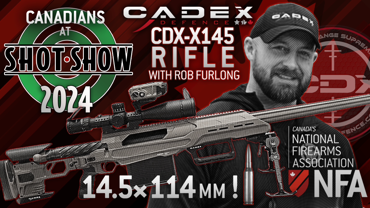 The CDX-X145 Rifle with Rob Furlong - Canada at Shot Show 2024