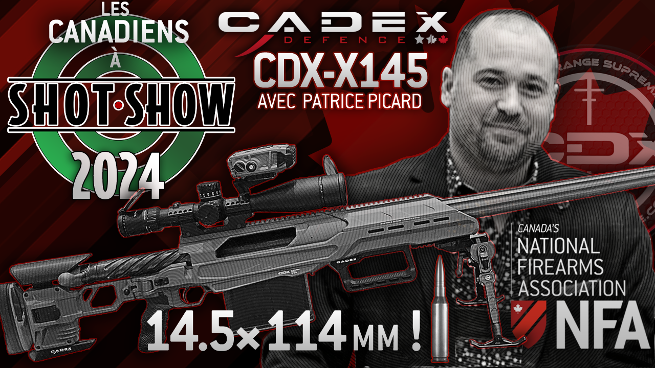 Cadex CDX-X145 Rifle avec Patrice Picard - Canada à Shot Show 2024